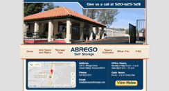 Desktop Screenshot of abregoselfstorage.com